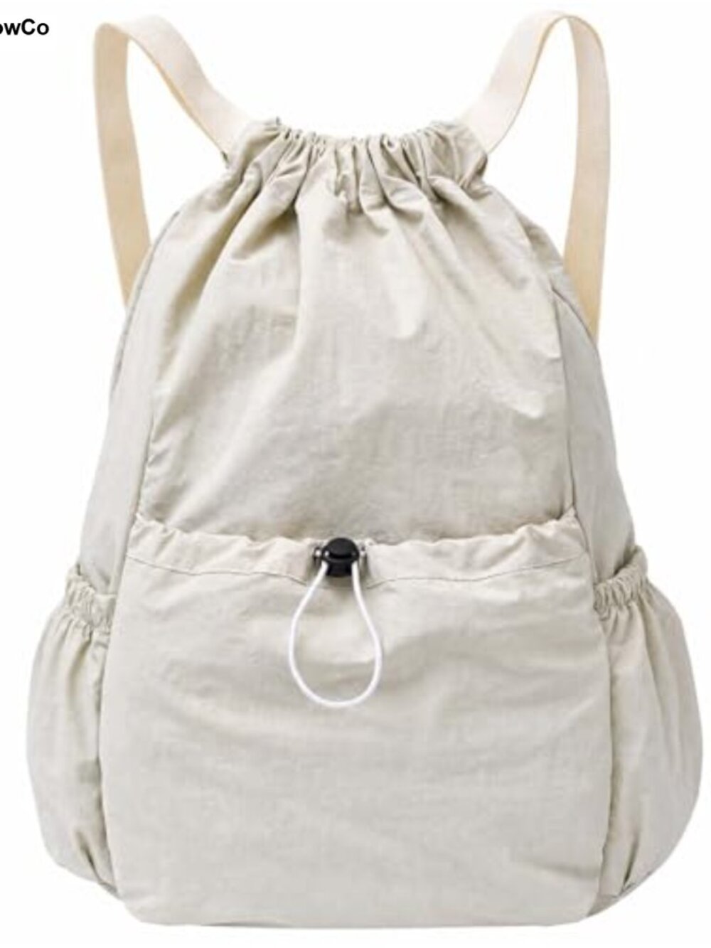 Drawstring Backpack Lightweight Foldable Nylon Cinch Bag Gym Travel